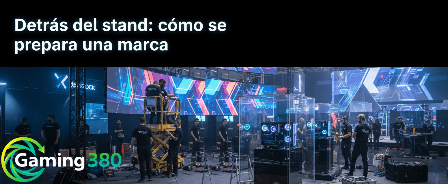 Detrás del stand: cómo se prepara una marca