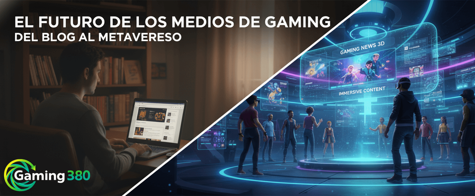 El futuro de los medios de gaming: del blog al metaverso
